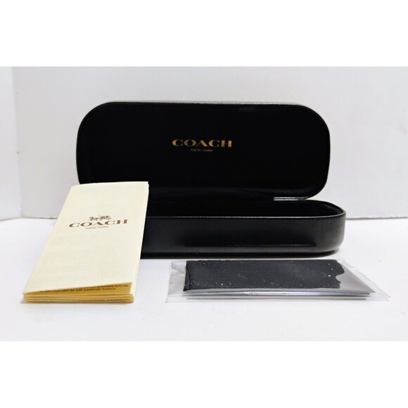 Coach Accessories - AUTHENTIC COACH NEW YORK BLACK CLAMSHELL SUNGLASSES HARD CASE HOLDER